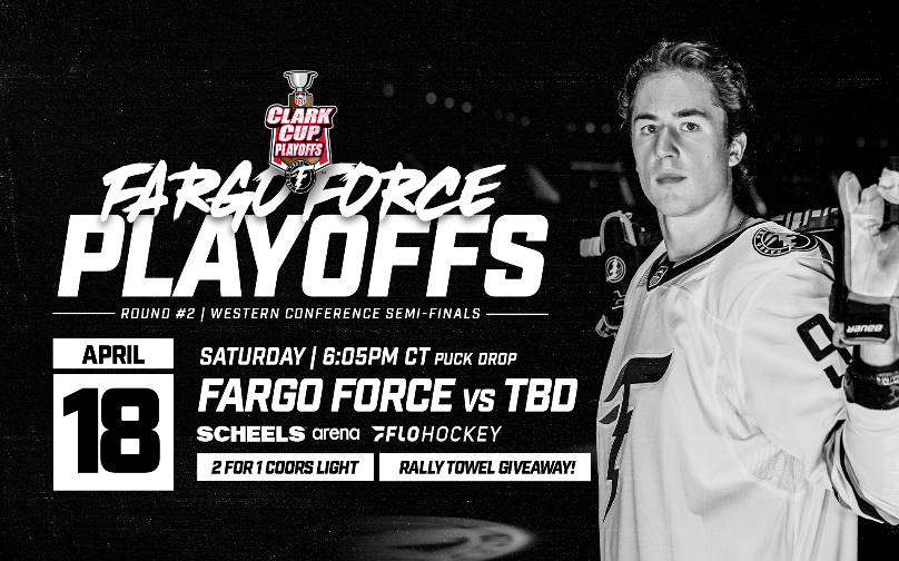 More Info for Clark Cup Playoffs: Fargo Force vs. TBD