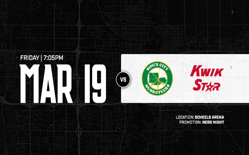More Info for SIOUX CITY MUSKETEERS VS. FARGO FORCE