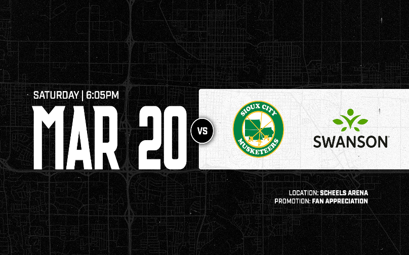 More Info for SIOUX CITY MUSKETEERS VS. FARGO FORCE