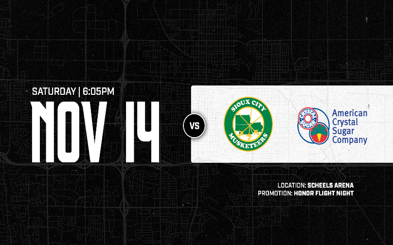 More Info for SIOUX CITY MUSKETEERS VS. FARGO FORCE