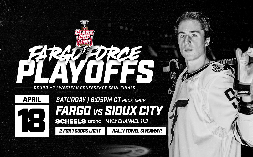 More Info for Clark Cup Playoffs: Fargo Force vs. Sioux City Musketeers
